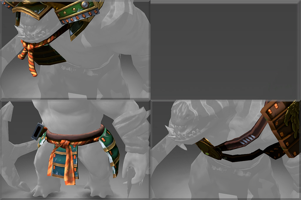 Tidehunter - Tidehunter Swordfish Shinobi - Head Belt And Back